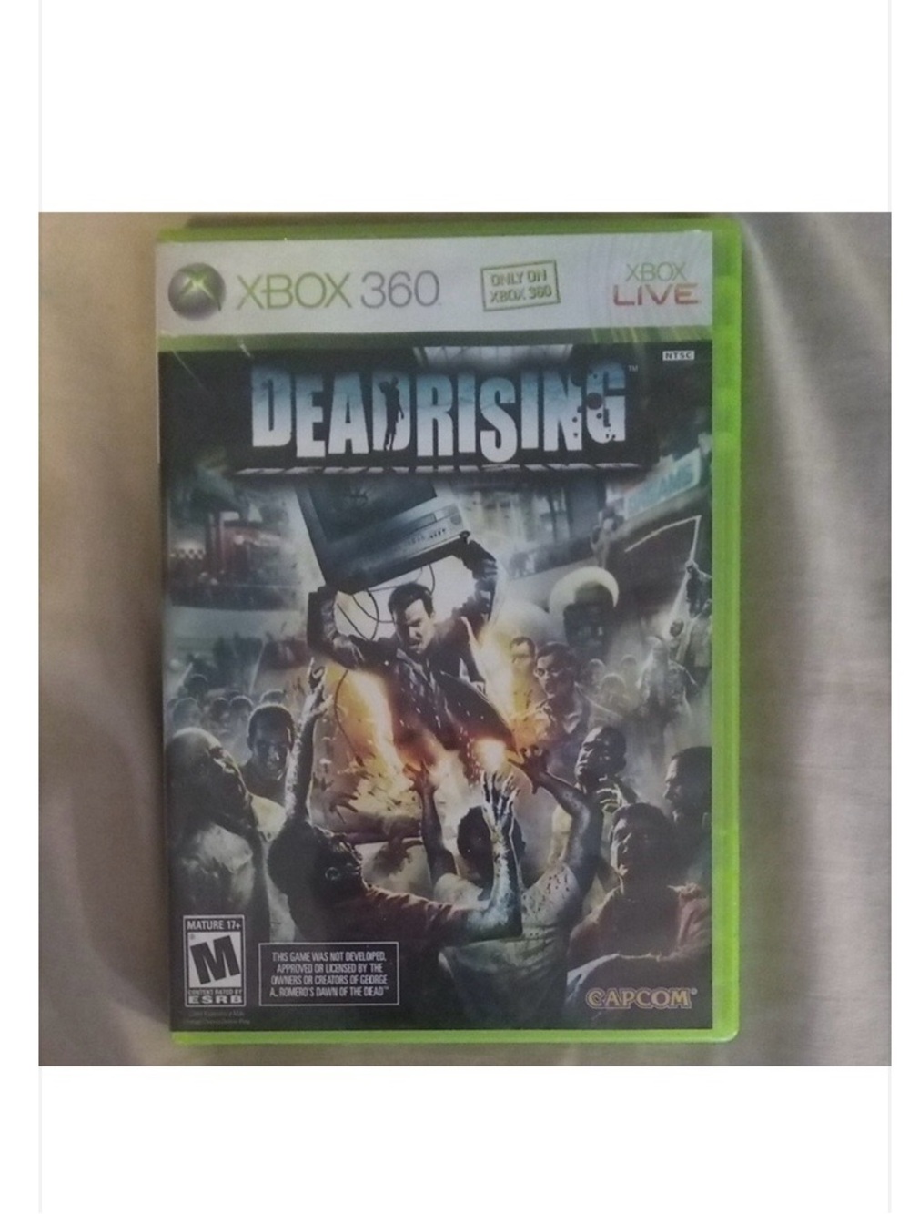 DEADRISING XBOX 360 Video Game 2006 Y2K Capcom/Microsoft PLAYS FINE M For Mature